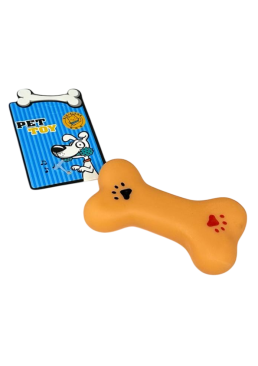 Игрушка для домашних животных косточка (резиновая), 9х5х1 см