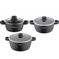 Набор кастрюль Ardesto Gemini Anzio 6 предметов (AR1906AS)