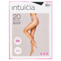 Колготи Intuicia Activity 20 Den чорні, 2 розмір 
