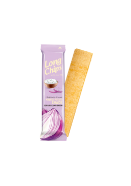 Чипсы Long Chips сметана и лук, 75 г
