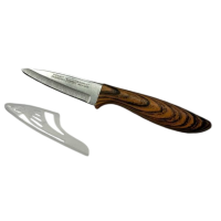 Нож кухонный Tuomei с пластиковой ручкой KB-2061, 19 см