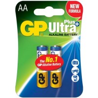 Щелочные батарейки GP Ultra Plus Alkaline AA 1.5V 15AUP-U2 LR6, 2 шт