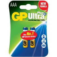 Щелочные батарейки GP Ultra Plus Alkaline AAA 1.5V 24AUP-U2 LR03, 2 шт