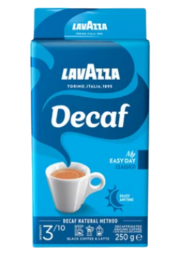 Кава мелена Lavazza Caffè Decaffeinato, 250 г