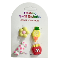 Джибитсы украшения для обуви "McDonald's" м.2056-1/5, 4 шт