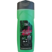 Гель для душу чоловічий Cien 3in1 Fiery Pepper Lime, 300 мл