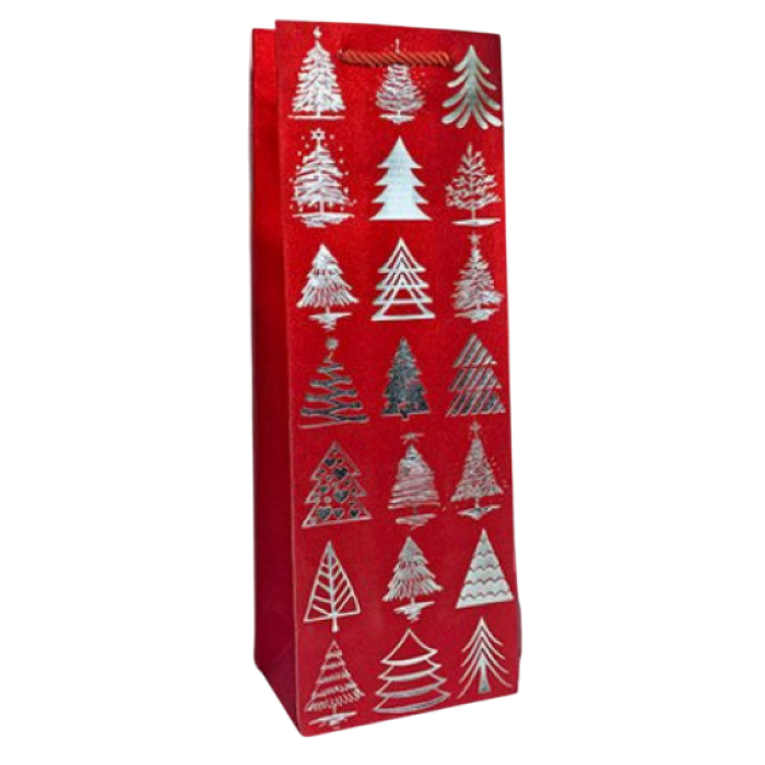 Подарунковий пакет "Подарунки та ялинки", 12х38х9 см (315600) - 