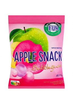 Чипсы яблочные Garden Gadz со вкусом баббл гамм, 40 г