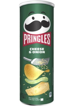 Чіпси Pringles Cheese Onion Сир-цибуля, 165 г 
