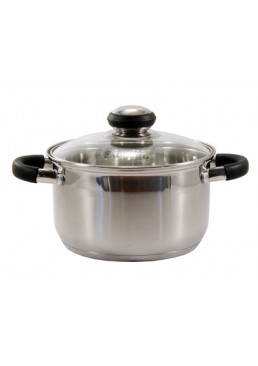 Кастрюля из нержавеющей стали Zauberg с крышкой, 1.3 л