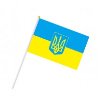 Флажок Украины, 14х21 см