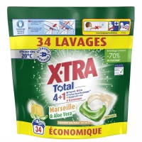 Капсули для прання 4в 1 X-RTA  Marseille+Aloe Vera, 34 шт