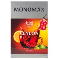 Чай черный цейлонский байховый листовой Ceylon Monomax, 80г