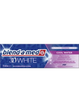 Зубна паста Blend-a-med 3D White Прохолодна вода, 75 мл