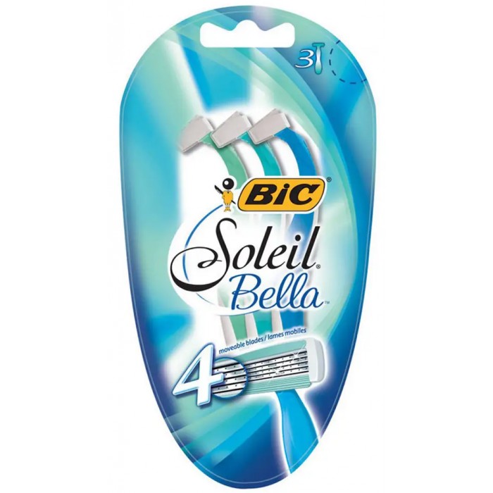 Набор бритв без сменных картриджей BIC Soleil Bella, 3 шт - 