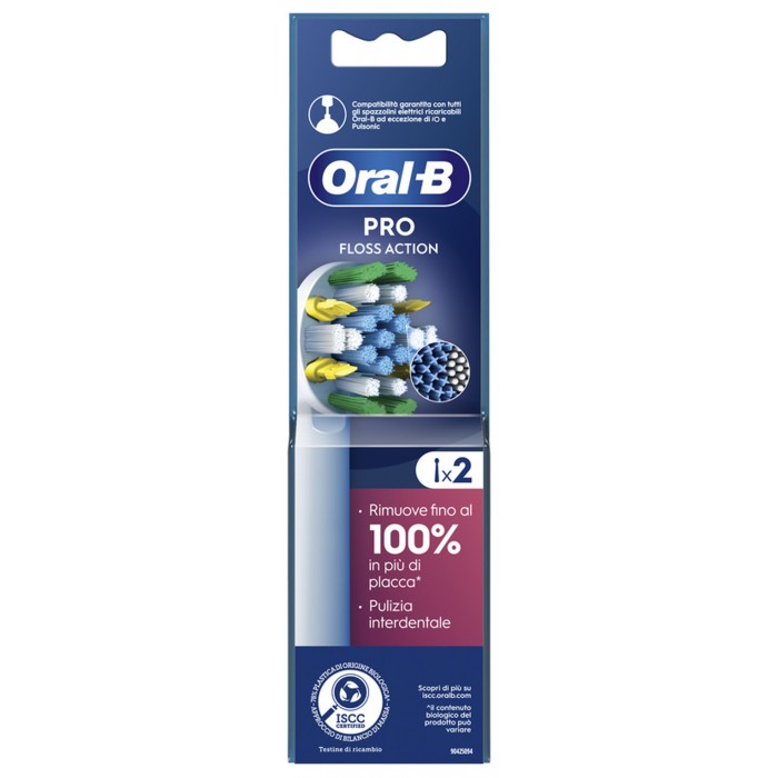 Насадка до електричної зубної щітки Oral-B FLOSS ACTION, 2 шт (317838/893937) - 