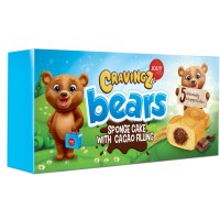 Пирожное Jouy&Co Cravings Bears бисквитное со вкусом шоколада, 5х40 г
