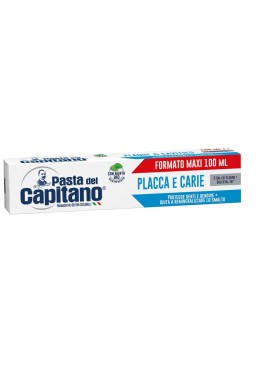 Зубная паста Pasta del Capitano Placca e Carie против кариеса и зубного налета, 100 мл