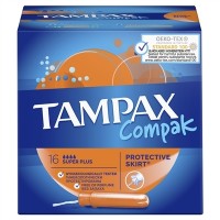 Тампоны Tampax Compak Super Plus с аппликатором 16 шт, (4 капли)