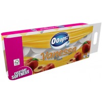 Туалетний папір Ooops! Vanessa Premium Персик 3 шари 10 шт, 115 відривів