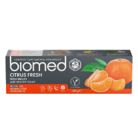 Зубна паста BioMed Citrus Fresh антибактеріальна для свіжості подиху та зміцнення емалі, 100 г