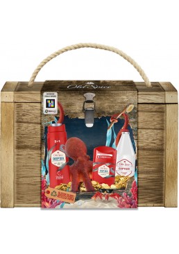 Набор Old Spice Treasure Chest Deep Sea (дезодорант 50 мл + лосьон после бритья 100 мл + гель для душа 250 мл)