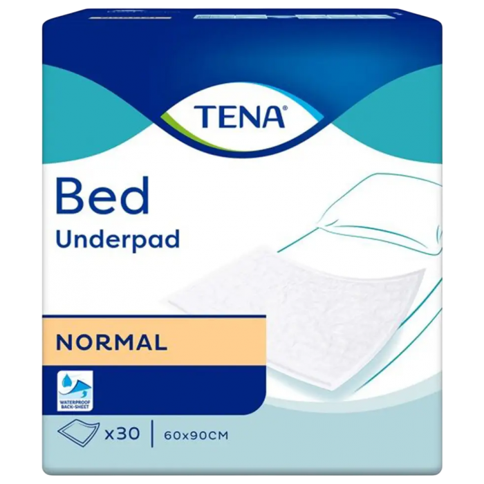 Одноразові пелюшки вбираючі Tena Bed Normal 60x90, 30 шт (529319) - 