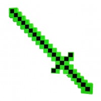 Меч Minecraft, 60 см (зеленый)