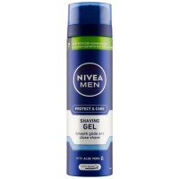 Гель для гоління Nivea Men Захист і догляд зволожуючий проти сухості шкіри, 200 мл