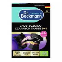 Серветки Dr. Beckmann 2 в 1 для оновлення чорного кольору та тканини, 6 шт
