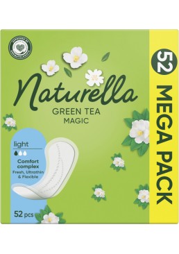 Ежедневные гигиенические прокладки Naturella Green Tea Magic Normal, 52 шт