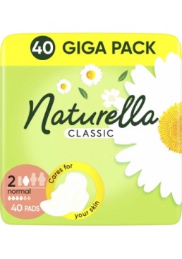 Гігієнічні прокладки Naturella Classic Normal, 40 шт (4 краплі)
