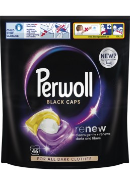 Капсули для прання Perwoll Renew для чорних та темних речей, 46 шт