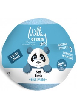 Бомбочка для ванн детская Milky Dream Kids Голубая пандочка, 100 г