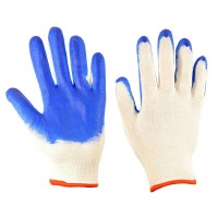 Прорезиненные рабочие перчатки, 1 пара