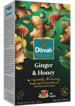 Чай черный Dilmah Имбирь и мед, 1.5 г х 20 шт