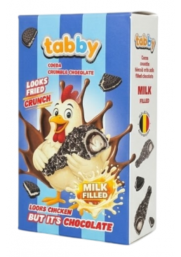 Бельгийский шоколад куриные ножки Tabby Crunch cocoa crumble chocolate KFC, 50 г