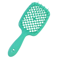 Гребінець для волосся продувний Super Brush, 20 см (бірюзова)