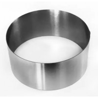 Кольцо кондитерское сплошное диаметр 20 см h.12 см, 1шт