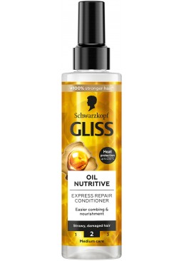 Кондиціонер для волосся Gliss експрес Oil Nutritive, 200 мл