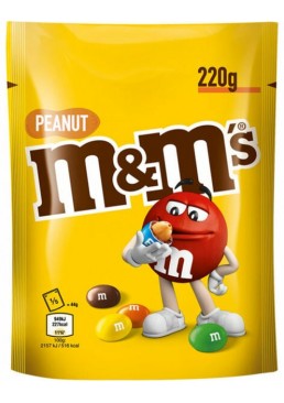 Шоколадные драже M&Ms Peanut, 220 г