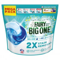 Капсули для прання дитячої білизни Fairy Non Bio Big One для всіх типів тканин, 40 шт