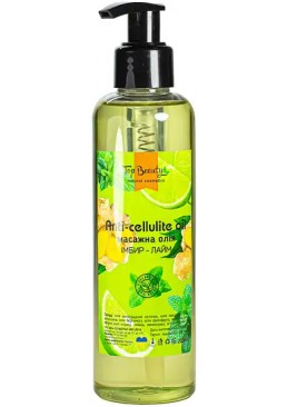 Антицеллюлитное масло для тела Top Beauty имбирь и лайм, 200 мл