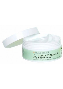 Восстанавливающий крем для лица с гликолевой кислотой Hollyskin Glycolic AHA Acid Face Cream, 50 мл 