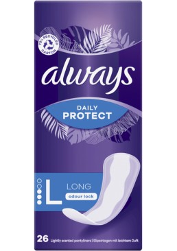 Ежедневные прокладки Always Daily Protect Long Нейтрализация запаха, 26 шт (3 капли)