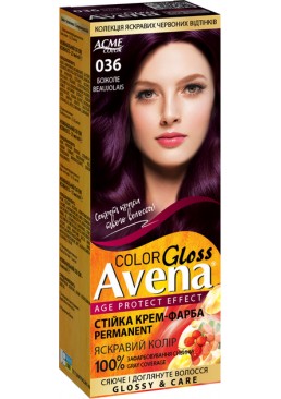 Крем-краска Acme Avena Gloss Color №036 Божоле, 138 мл 