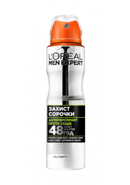 Дезодорант-антиперспирант для тела L'Oreal Paris Men Expert Защита рубашки, 150 мл