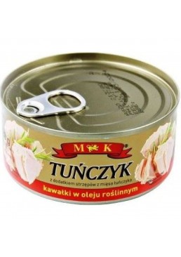 Тунець MK Tunczyk шматочками в олії, 170 г