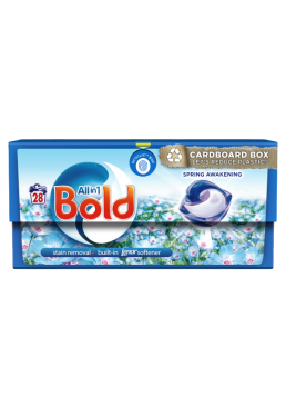 Капсулы для стирки универсальные Bold All in 1 Spring Awakening, 28 шт