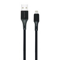 Кабель USB WALKER C705 Lightning black, 1 м